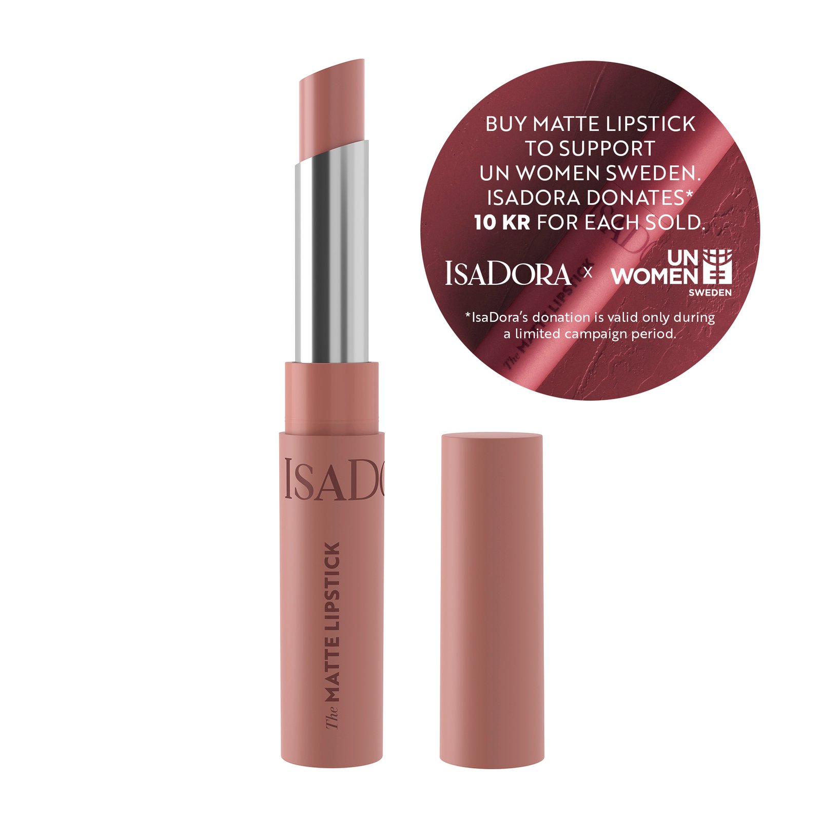 IsaDora The Matte Lipstick 01 Natural Nude