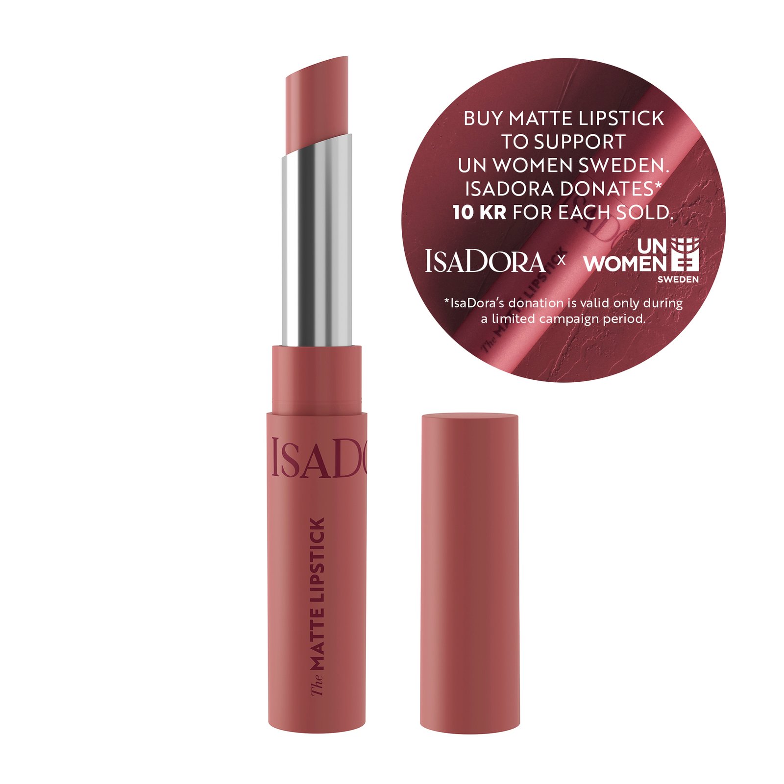 IsaDora The Matte Lipstick 04 Bare Pink
