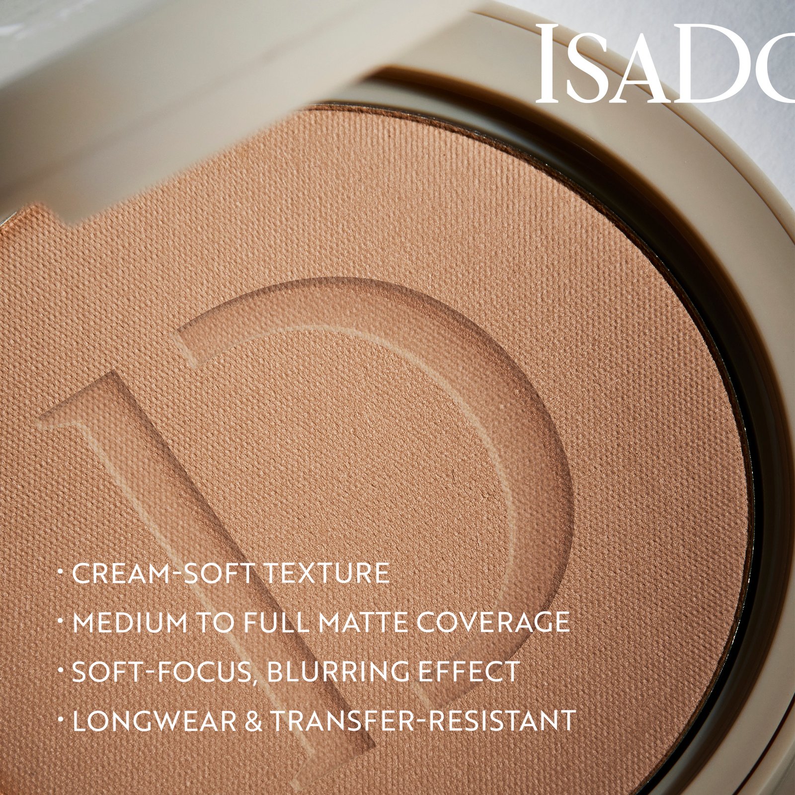 Isadora The No Compromise Matte Longwear Powder 60 Neutral Porcelain 7 g
