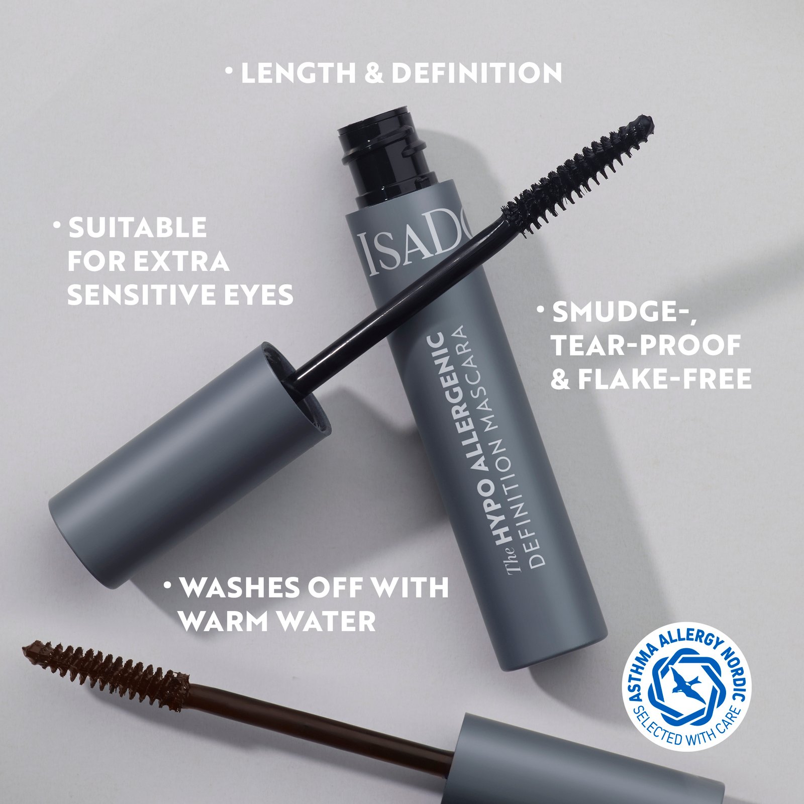IsaDora The Hypo Allergenic Definition Mascara 01 Black