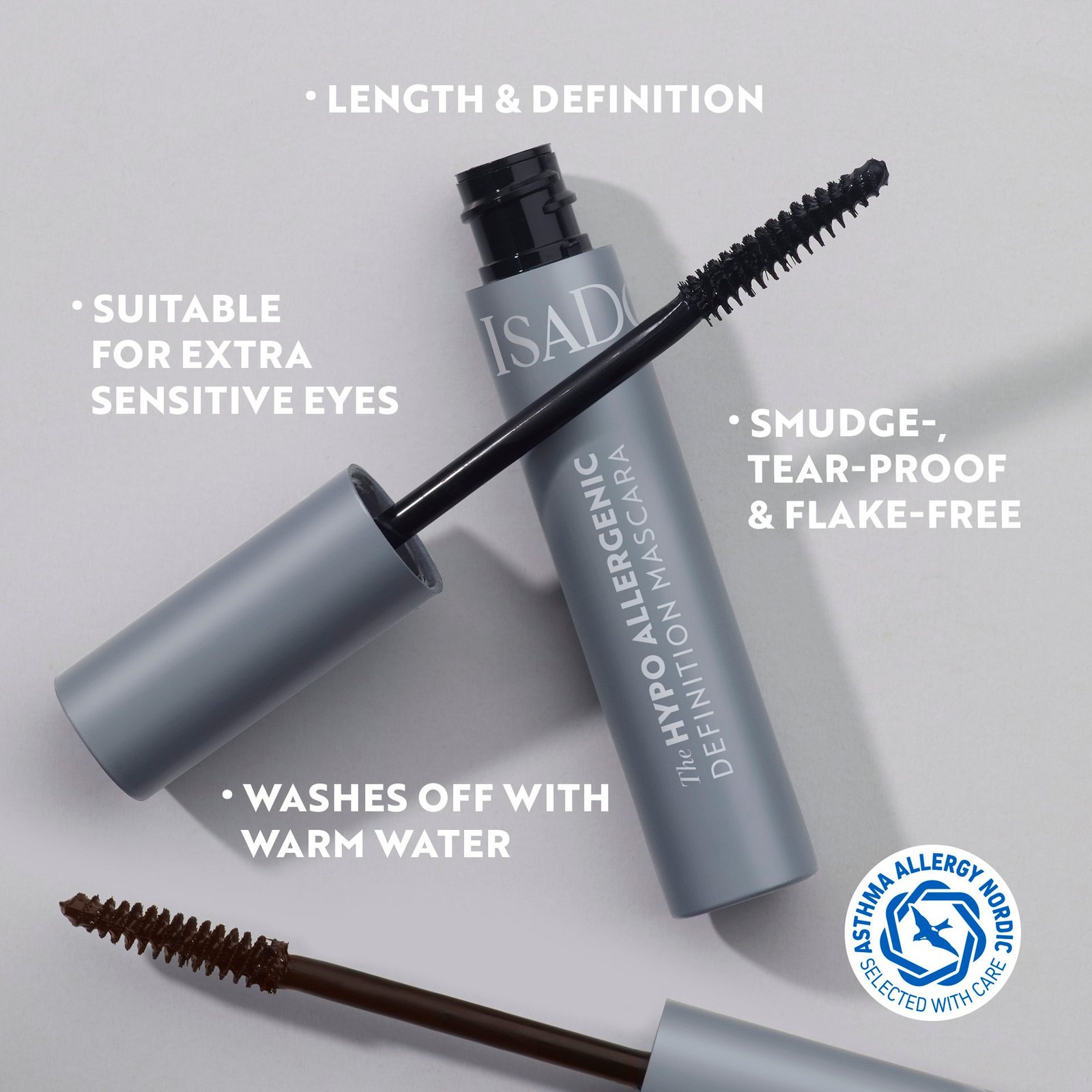 IsaDora The Hypo Allergenic Definition Mascara 01 Black