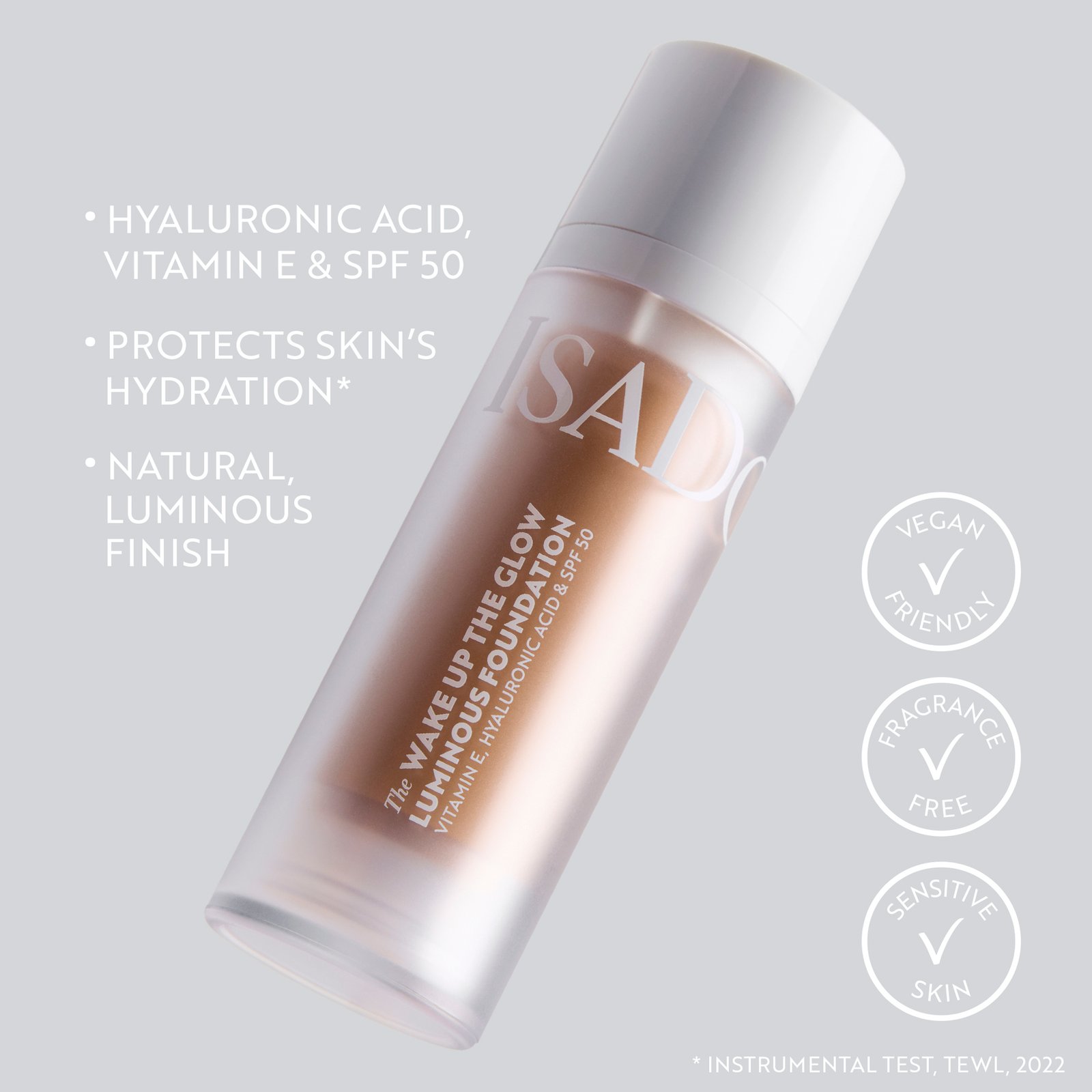 IsaDoraThe Wake Up the Glow Luminous Foundation 1W Warm 30 ml