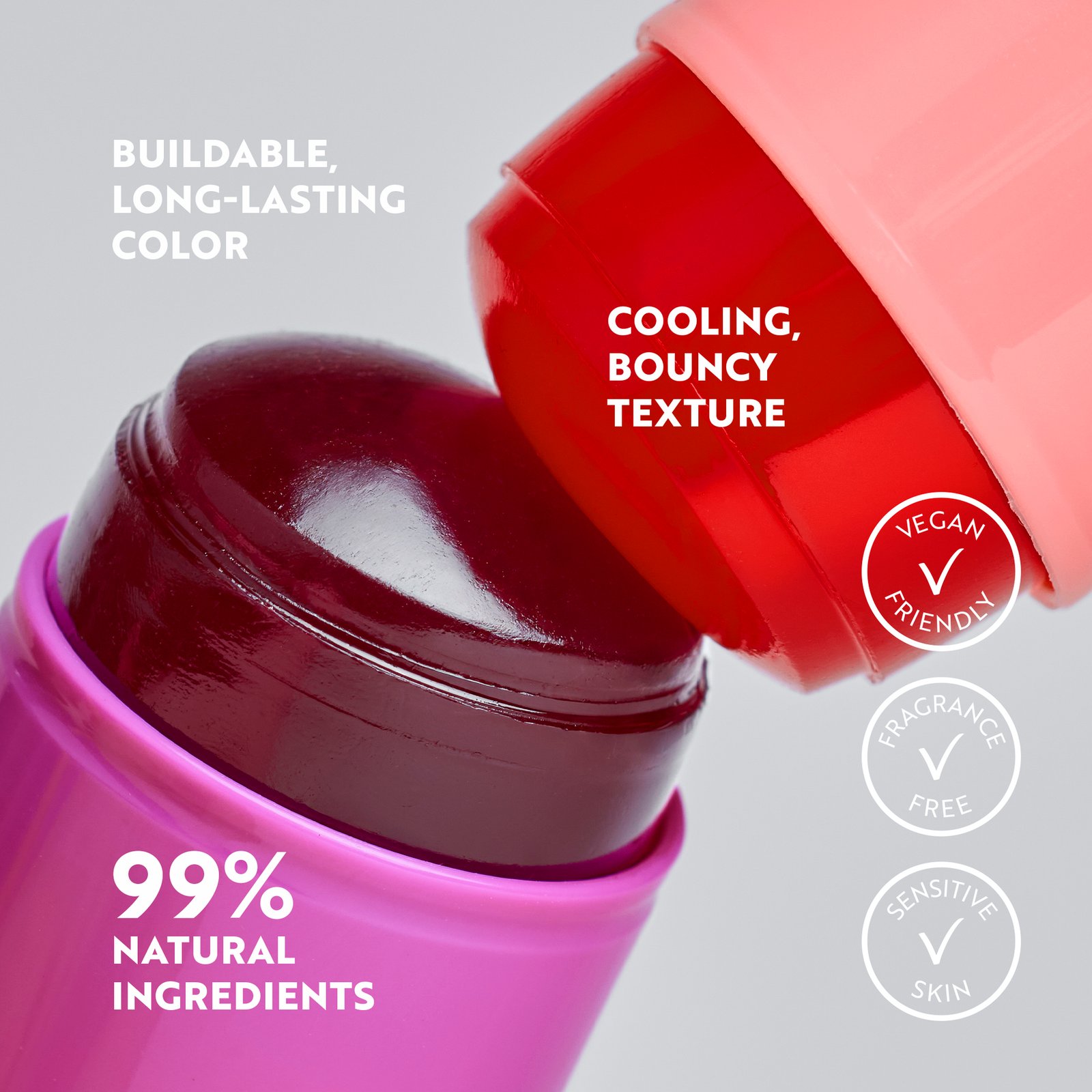 Isadora The Lip & Cheek Tint Cooling Jelly Stick 10 Coral Rouge