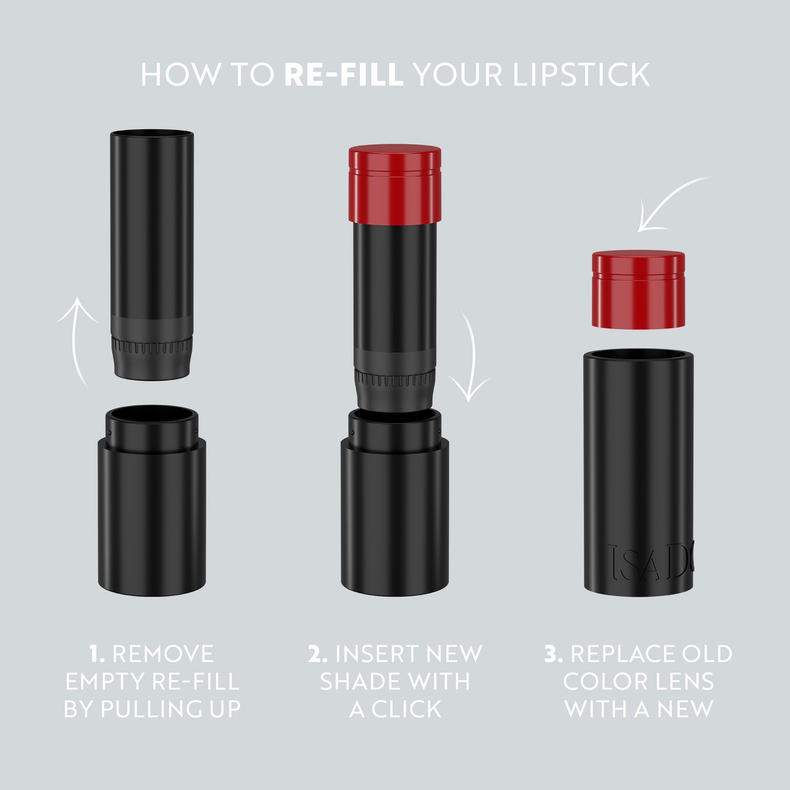 Isadora Perfect Moisture Lipstick Refill 230 Blackberry Mood