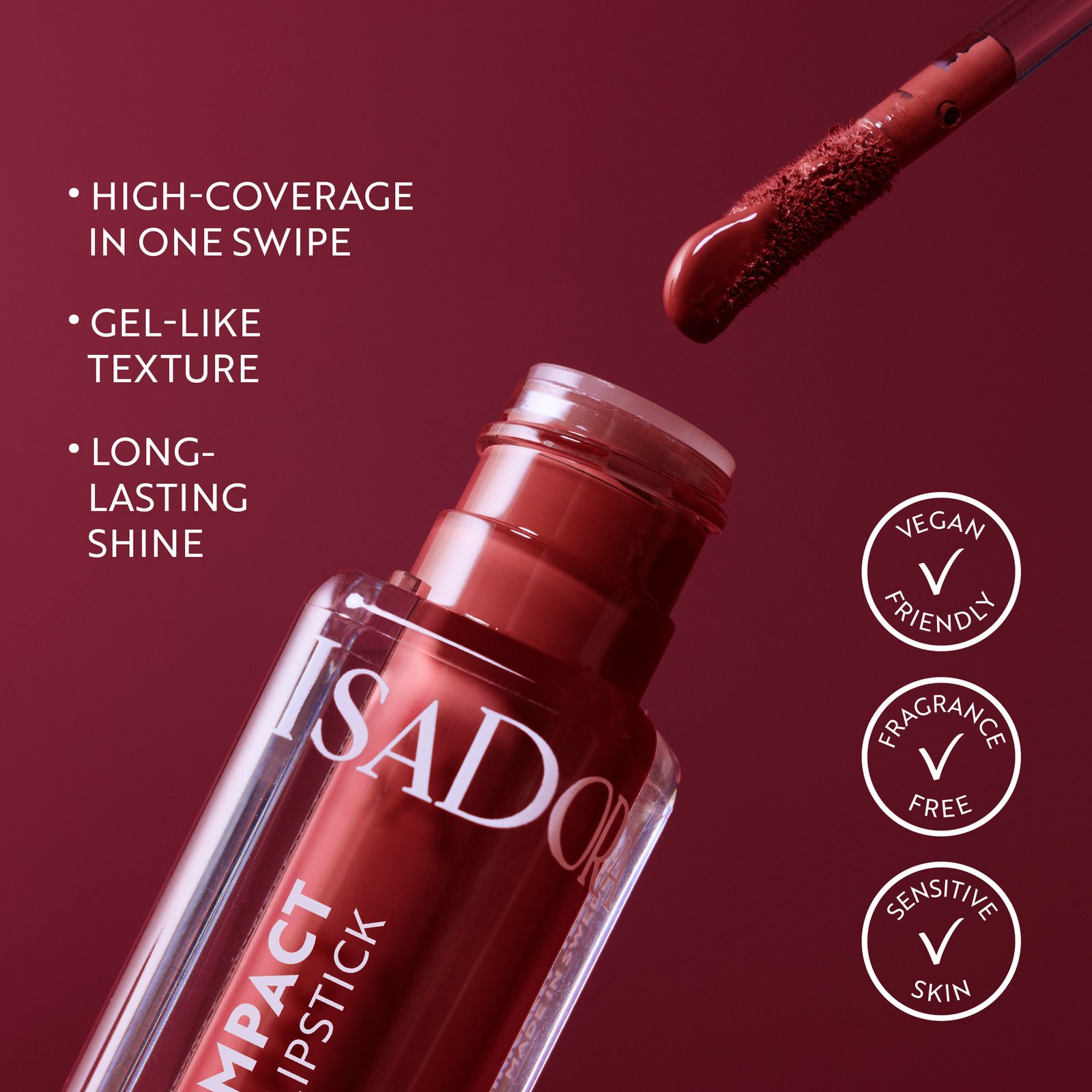 Isadora The True Impact Vinyl Liquid Lipstick 16 Unapologetic