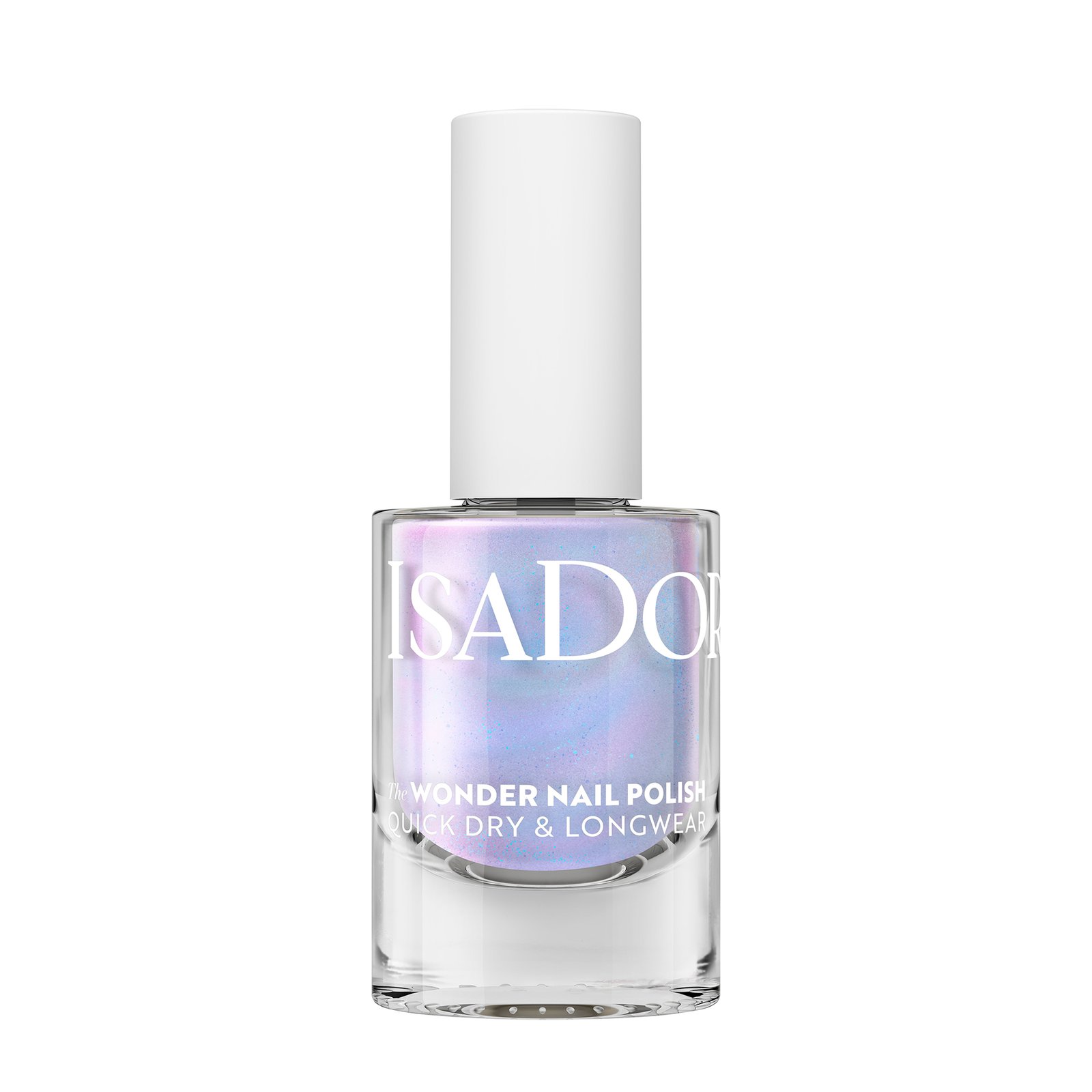 Isadora The Wonder Nail Polish Quick dry & Longwear 151 Purple Sparkle 5 ml