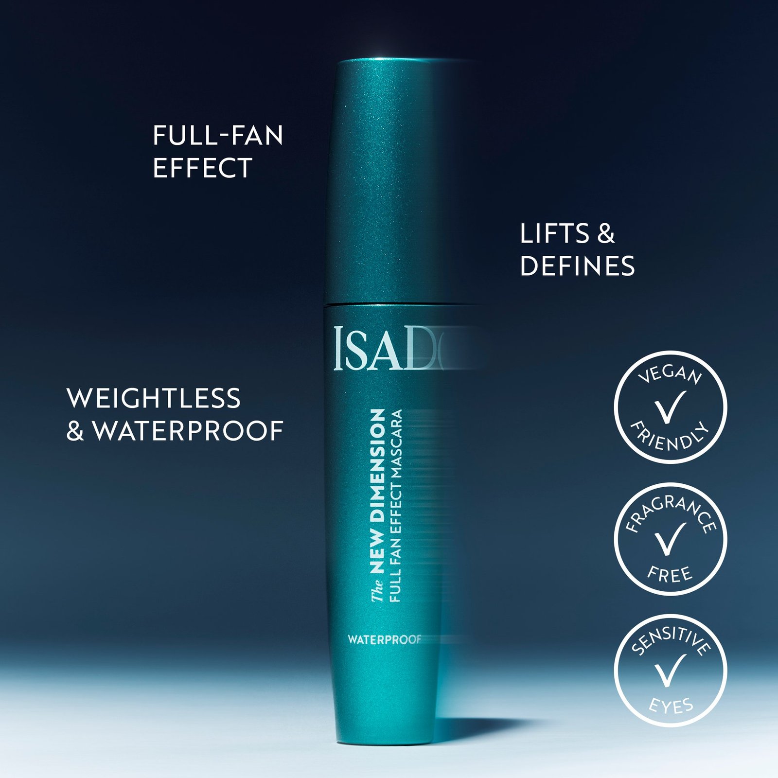 Isadora The New Dimension Waterproof Mascara 01 Black 11 g