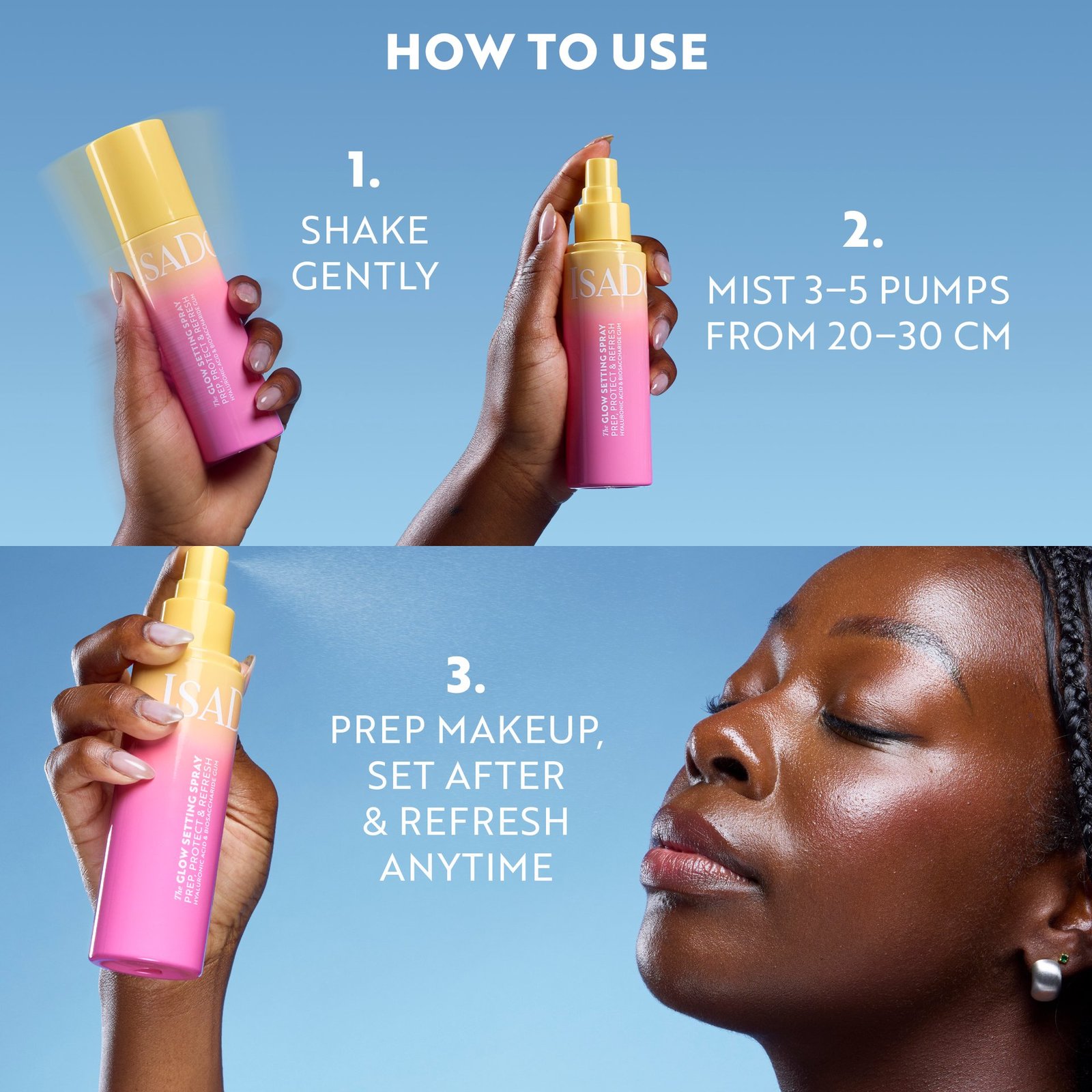 Isadora The Glow Setting Spray 100 ml