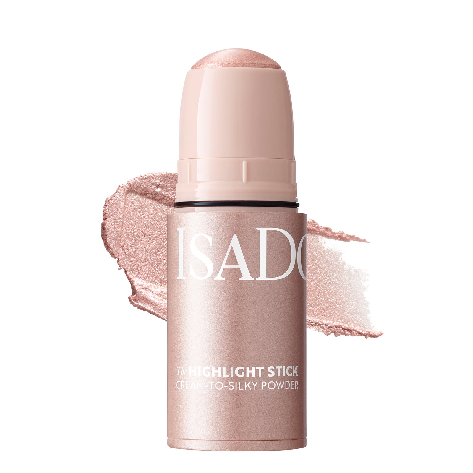 Isadora The Highlight Stick Cream-to-Silky Powder 64 Frosty Pink