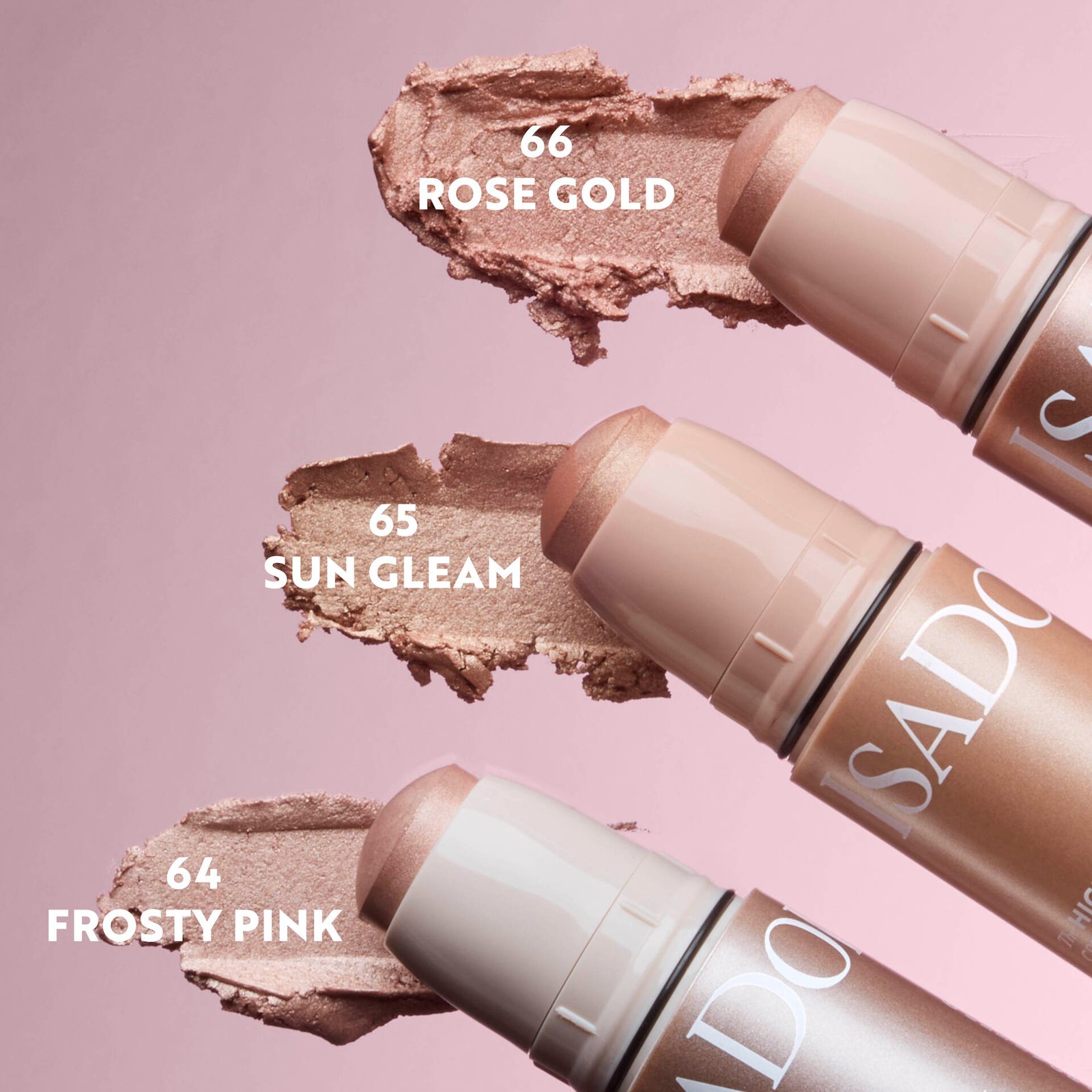 Isadora The Highlight Stick Cream-to-Silky Powder 64 Frosty Pink