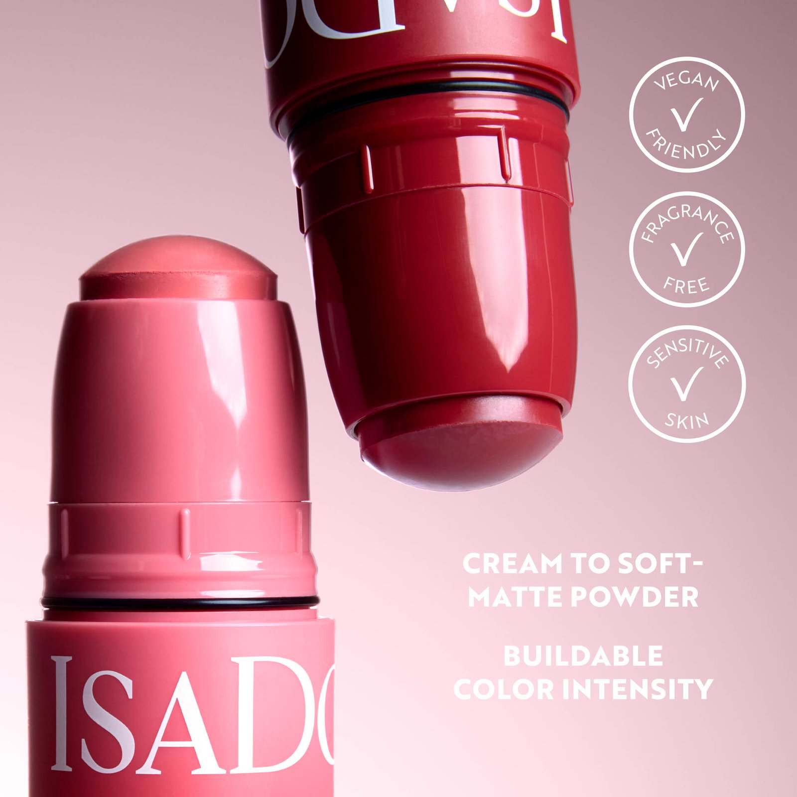 Isadora The Blush Stick Cream-to-Powder 64 Proud Rose