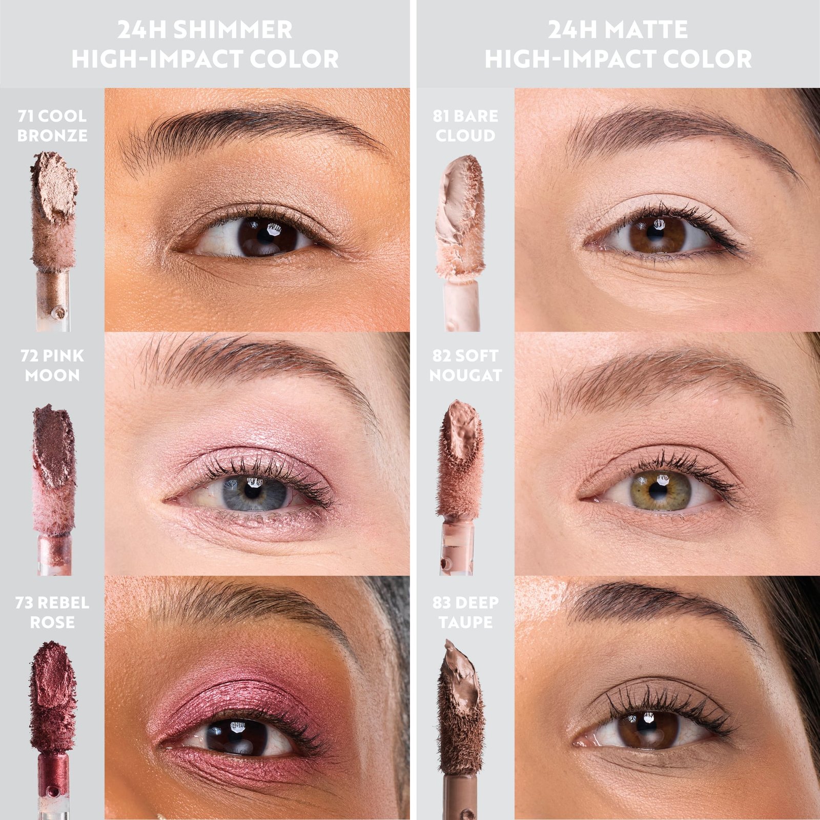 Isadora The 24H Gleam Liquid Eyeshadow 73 Rebel Rose