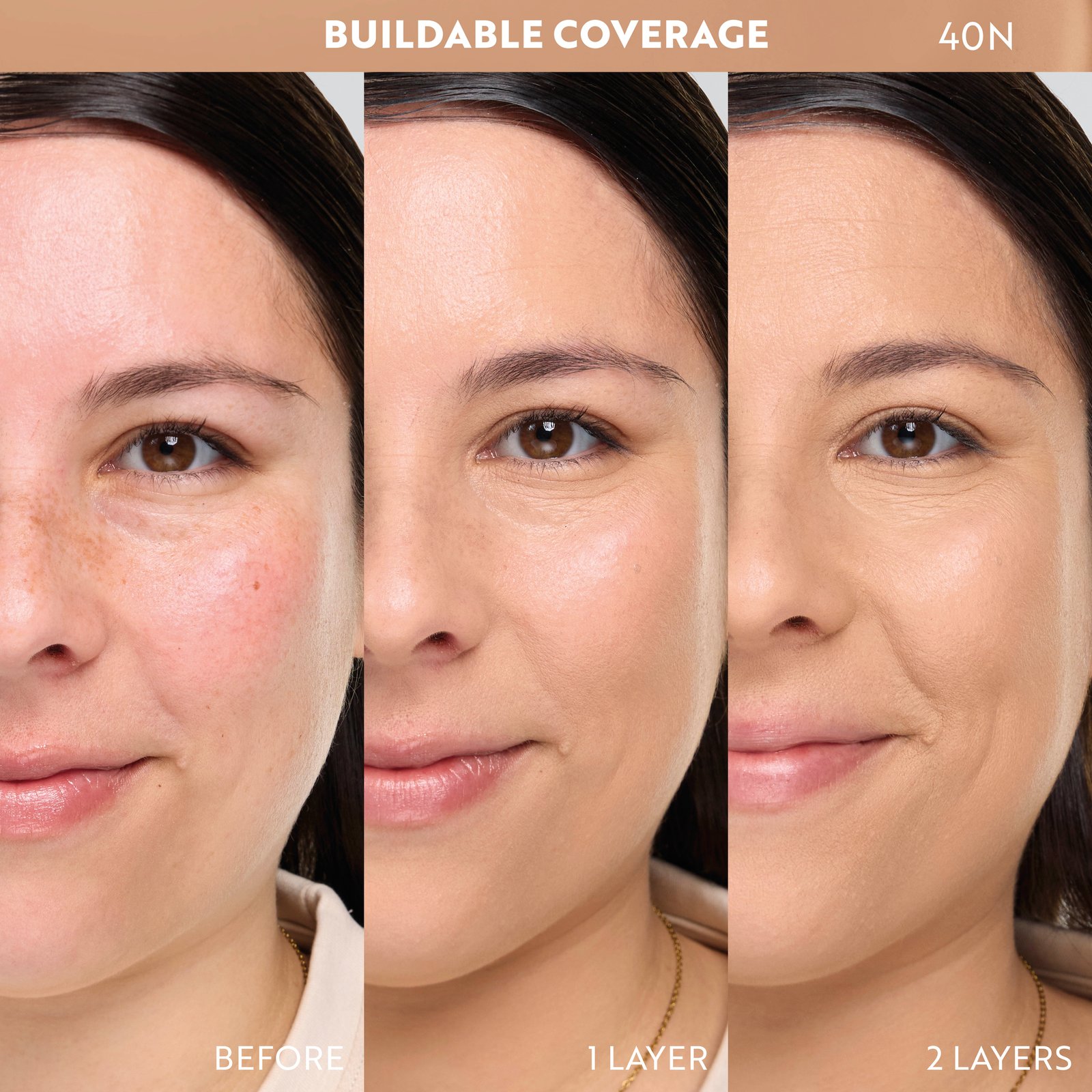 Isadora The No Compromise 2-in-1 Soft-Matte Foundation & Concealer 40N Neutral
