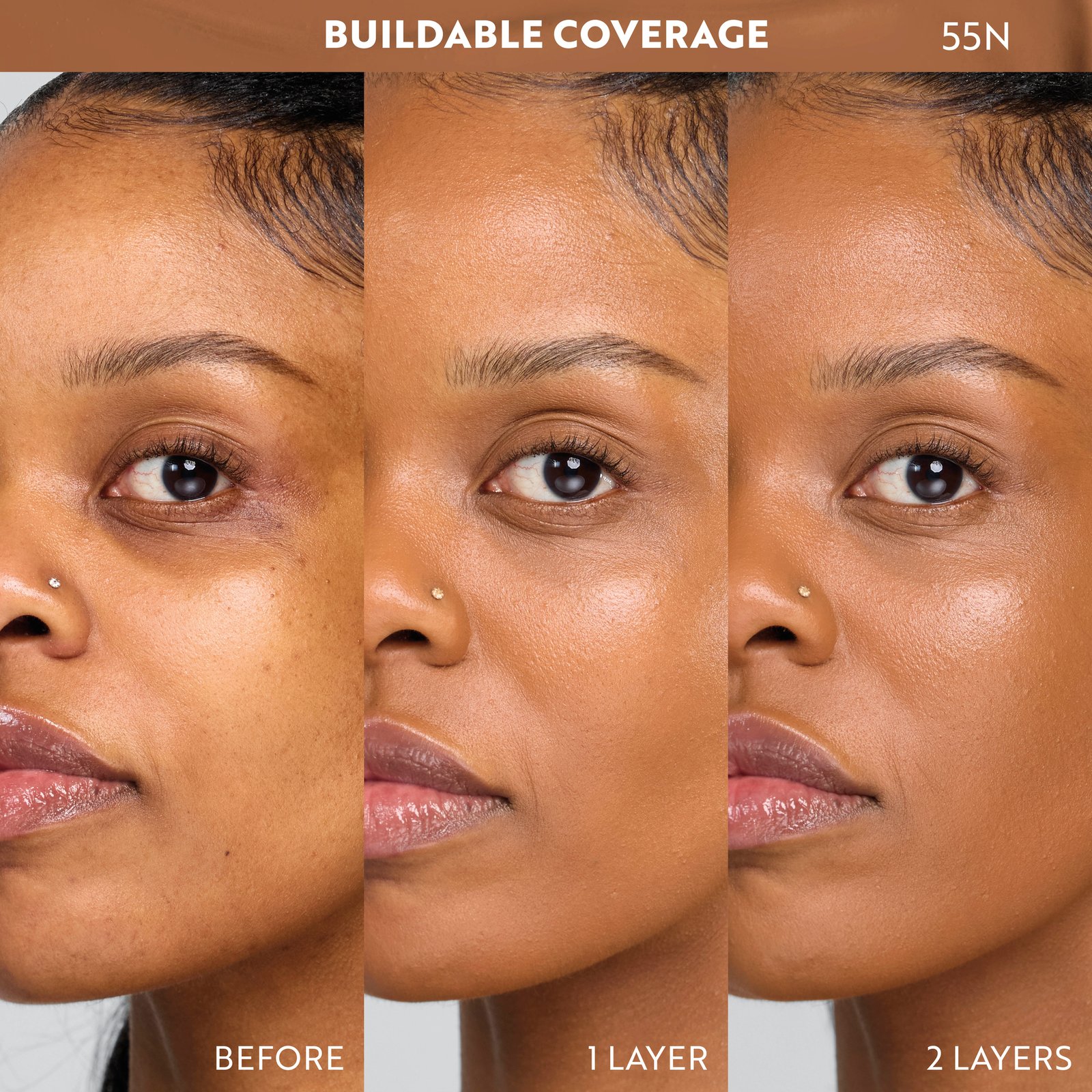 Isadora The No Compromise 2-in-1 Soft-Matte Foundation & Concealer 55N Neutral