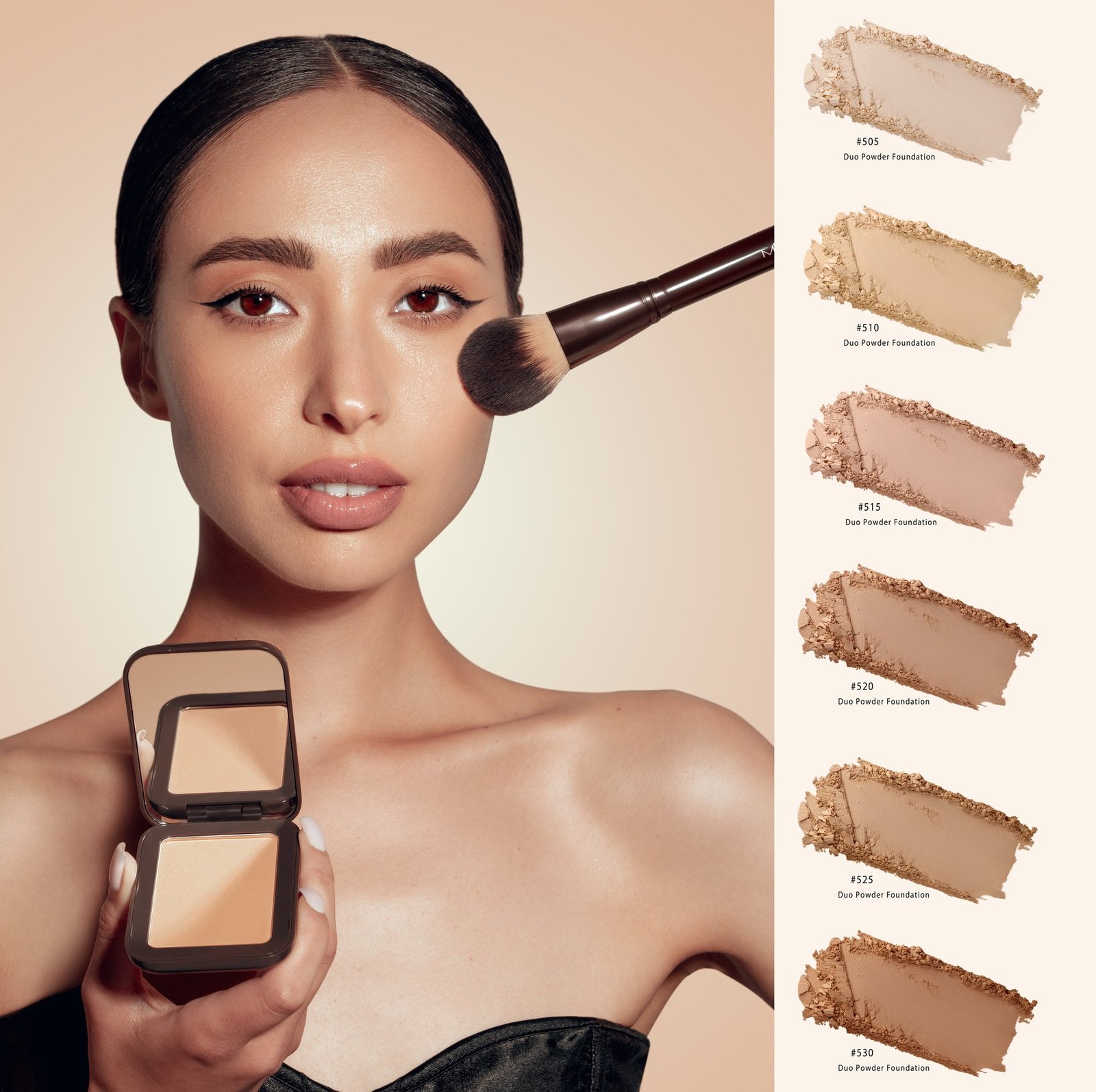 MILI Cosmetics Duo Powder Foundation #510 10 g