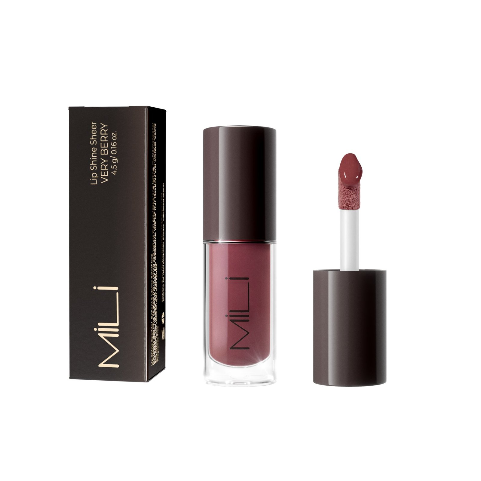 MILI Cosmetics Lip Shine Sheer Very Berry 4,5 g