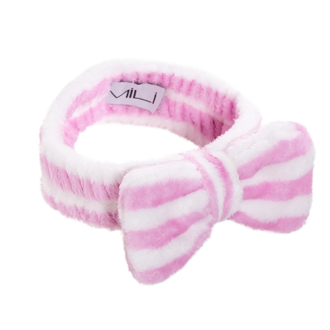 MILI Cosmetics Hair Band Stripe Pink