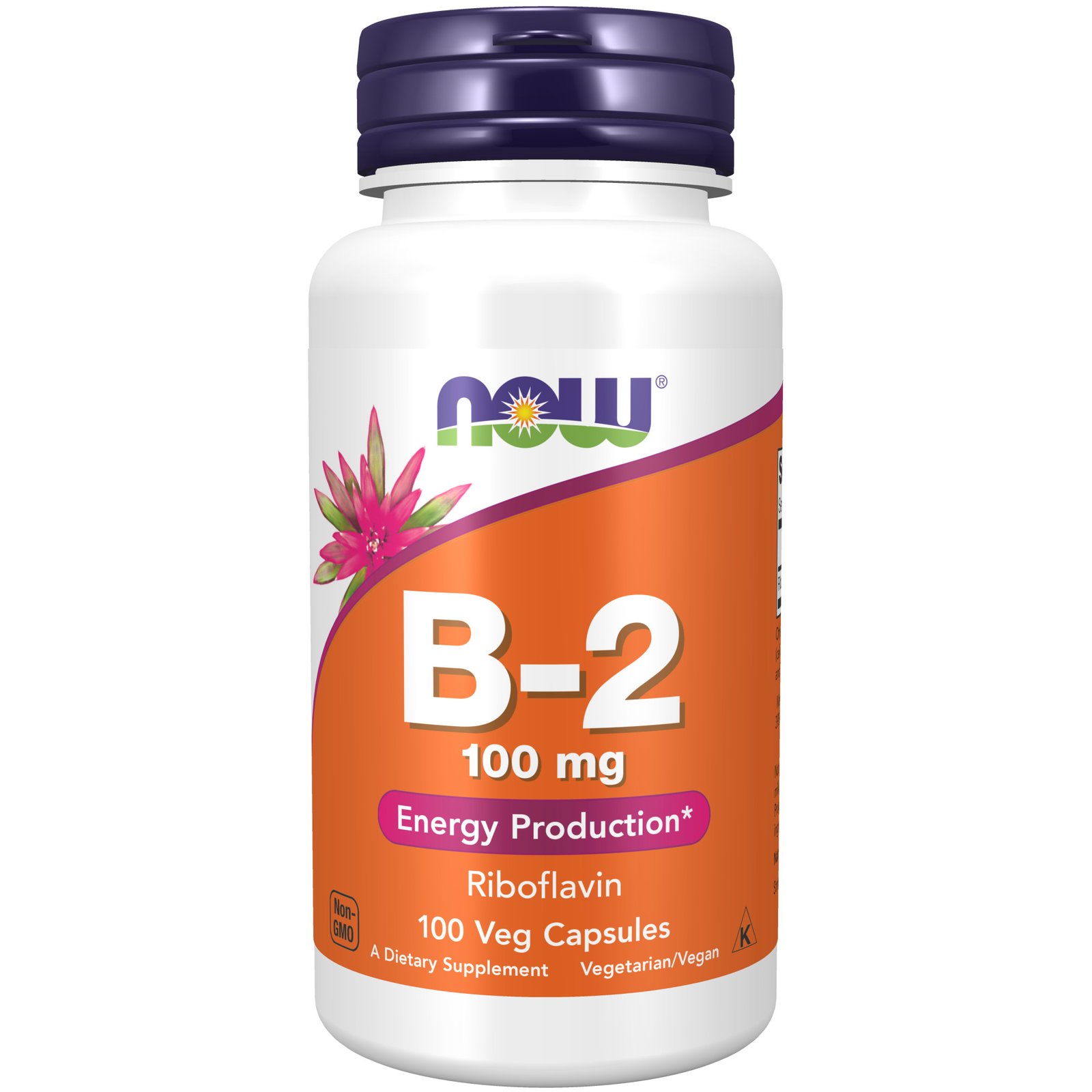 NOW B2 Vitamin 100mg 100 kapslar