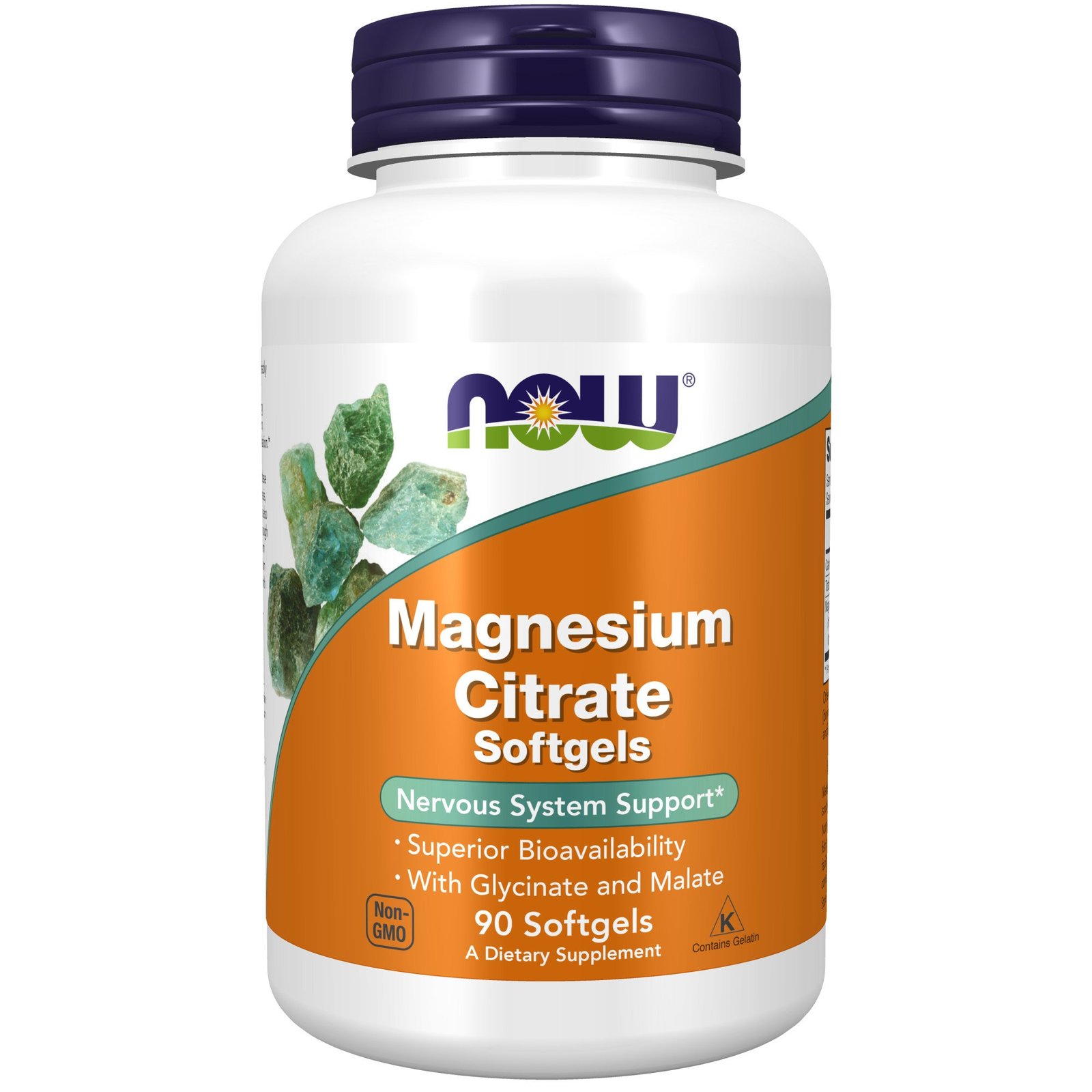Now Magnesium Citrate 134mg 90 softgels
