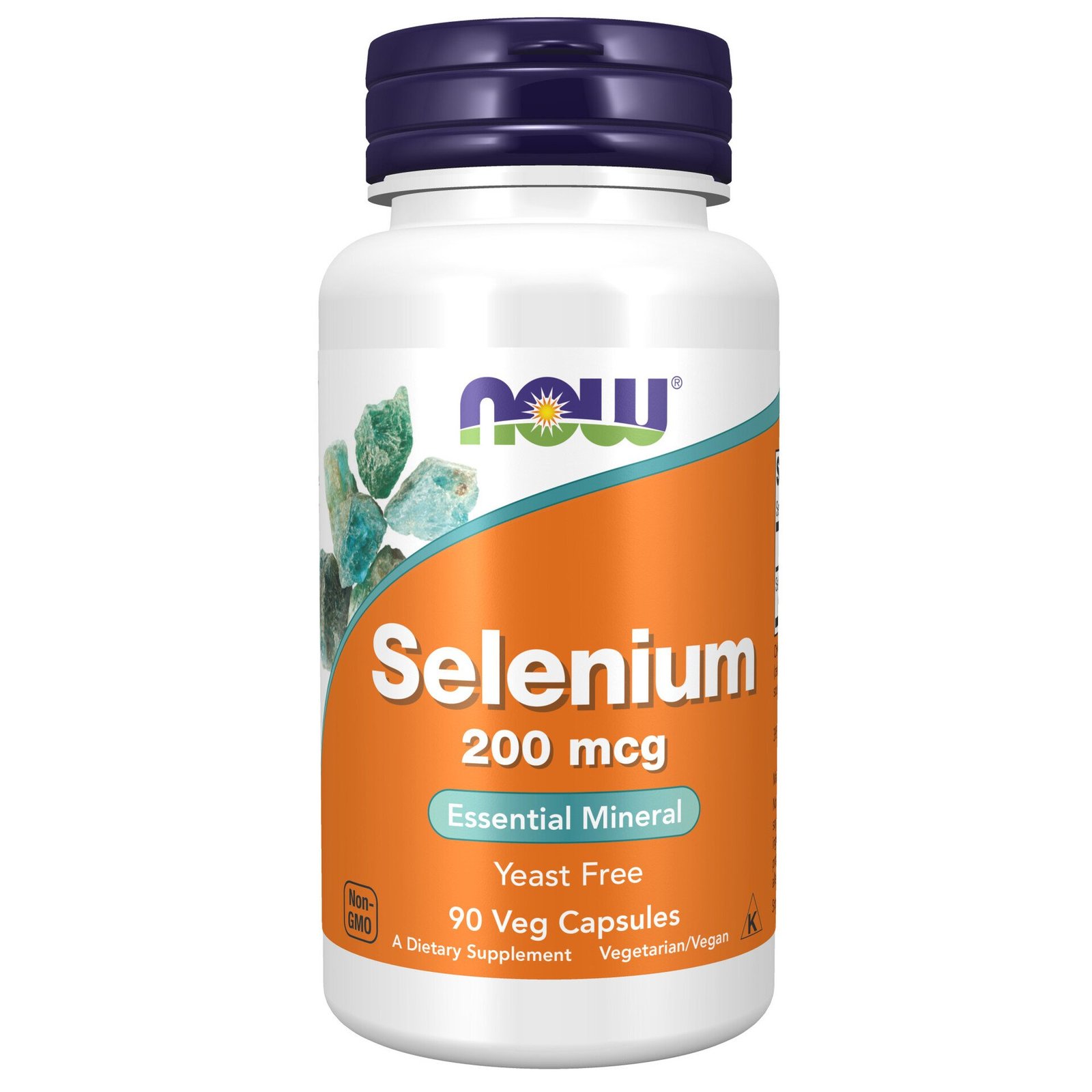 NOW Selenium 200  µg 90 kapslar