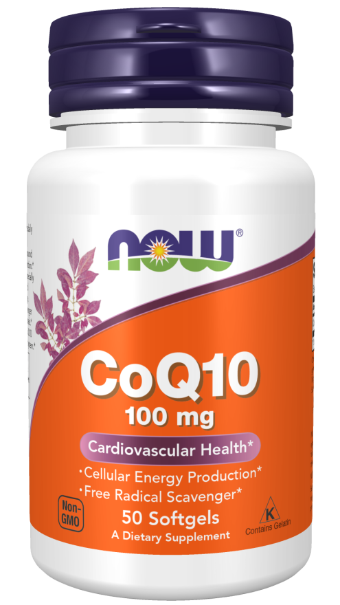 NOW CoQ10 100mg 50 kapslar