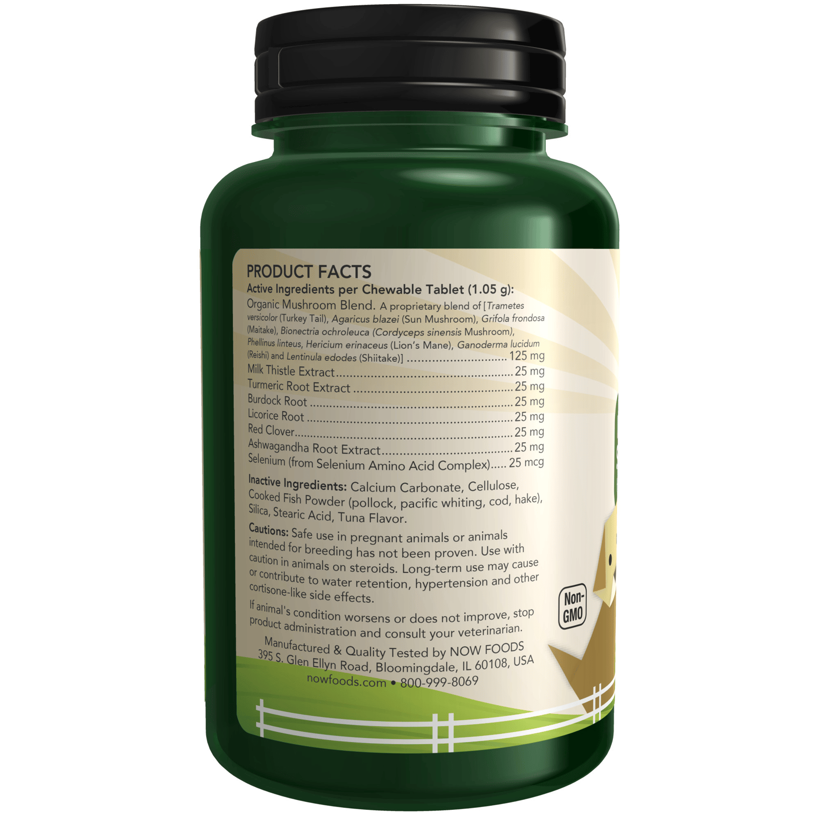 NOW PETS Immune Support 90 tuggtabletter