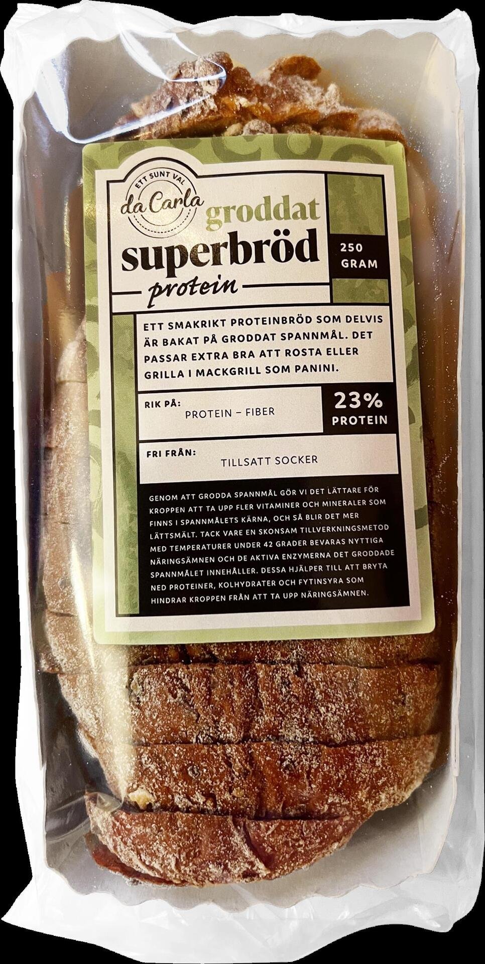 da Carla Groddat Superprotein bröd 250 g