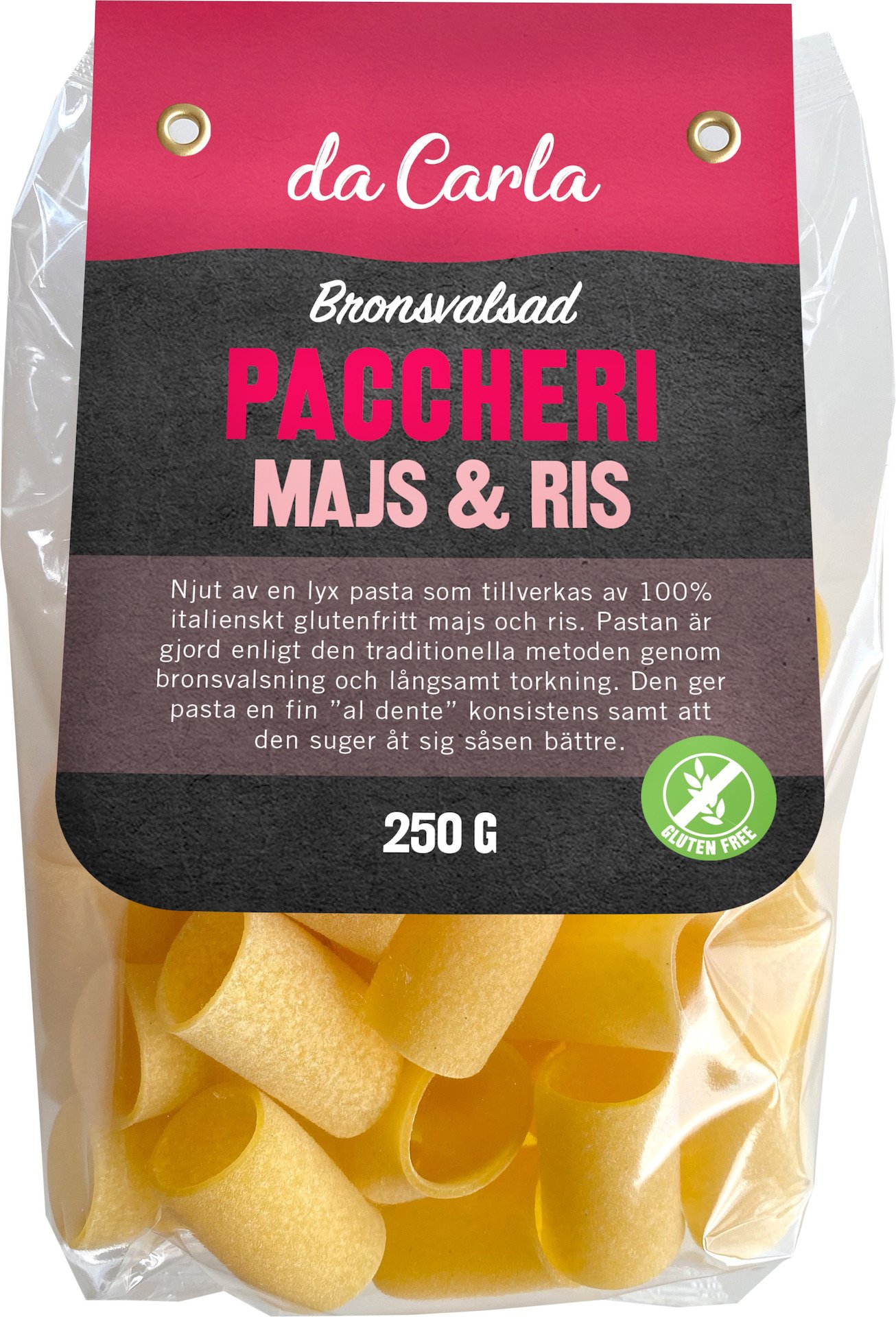 Da Carla Paccheri Majs & Ris 250g