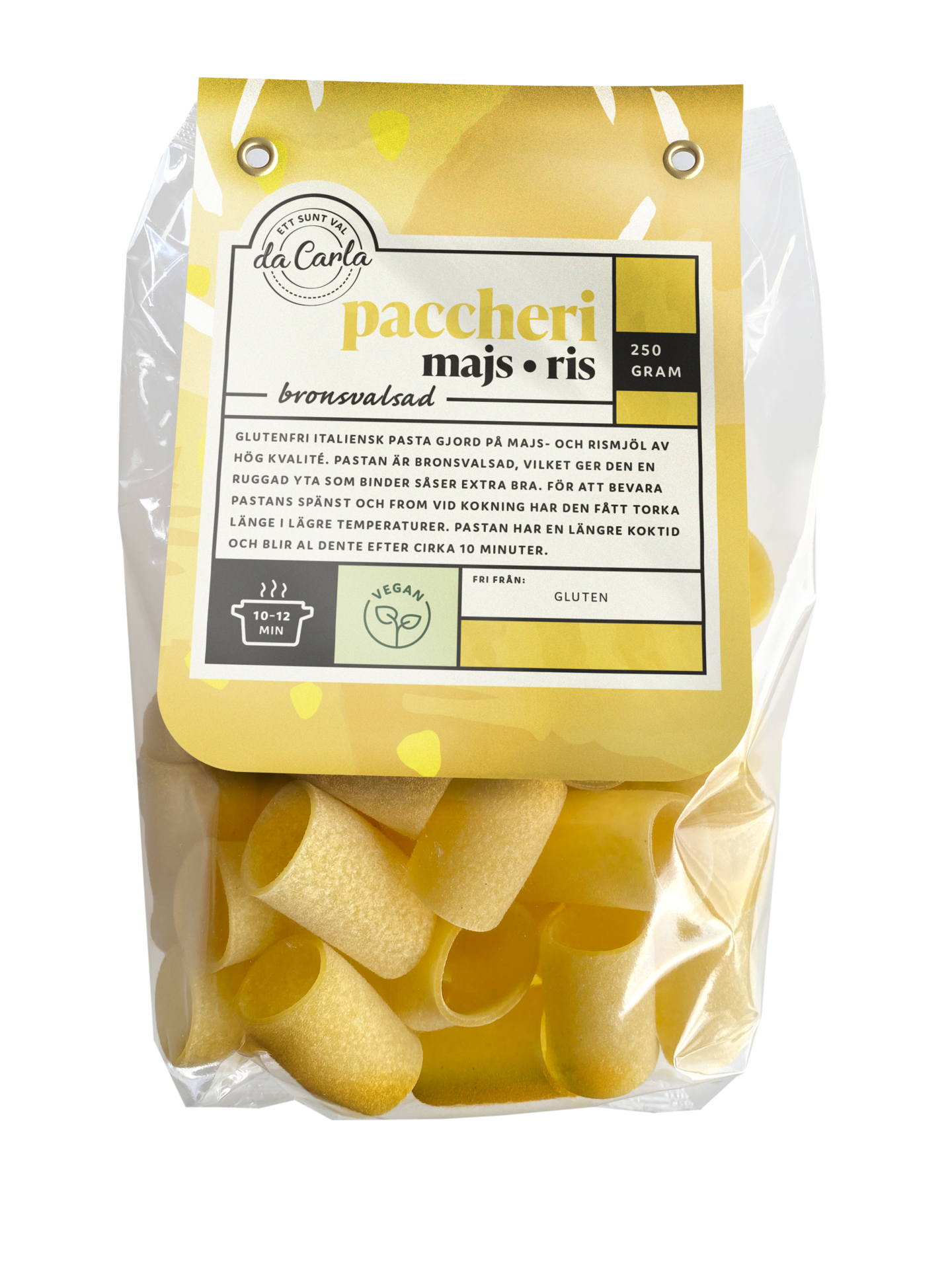 Da Carla Paccheri Majs & Ris 250g