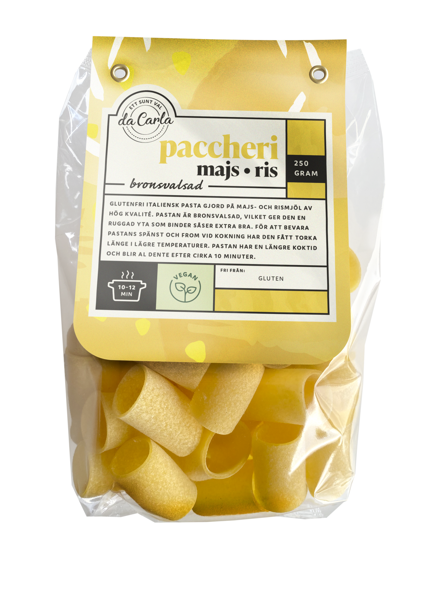 Da Carla Paccheri Majs & Ris 250g