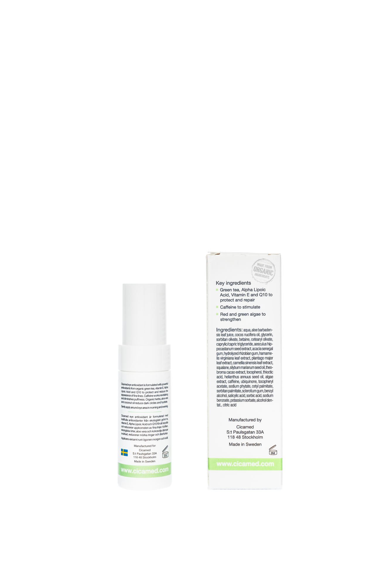Cicamed Organic Science Eye Antioxidant 15 ml