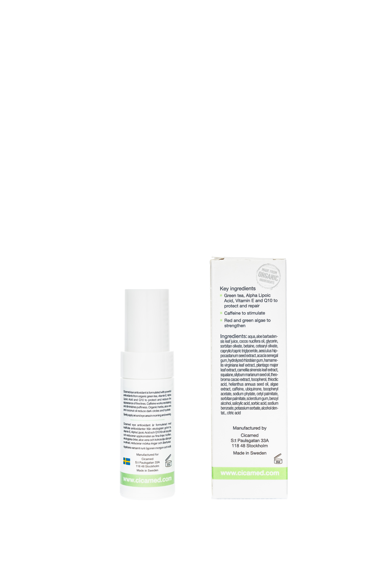 Cicamed Organic Science Eye Antioxidant 15 ml