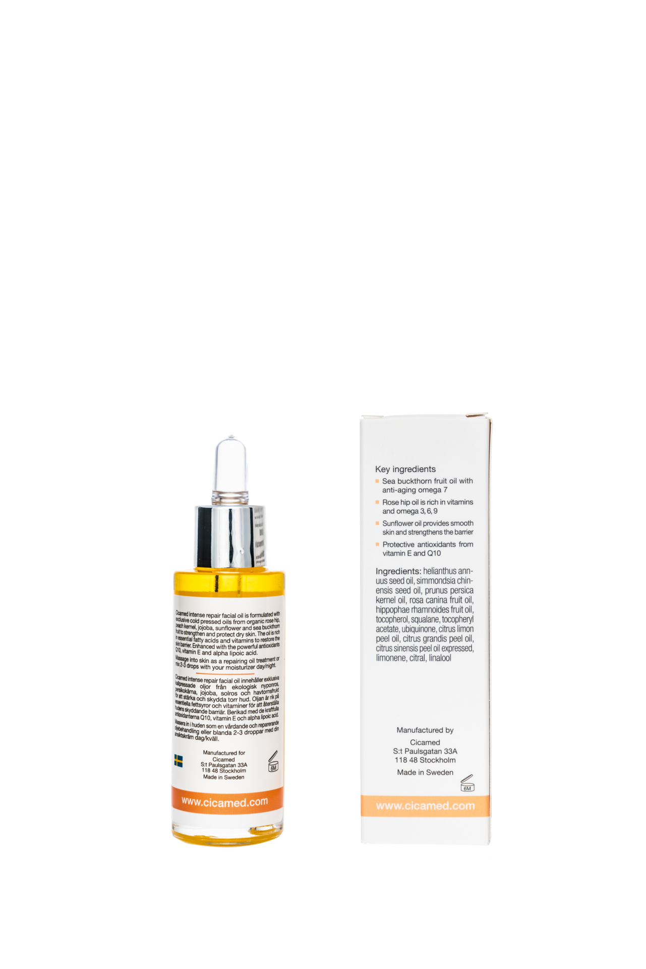 Cicamed Organic Science Intense Repair Facial Oil 30 ml