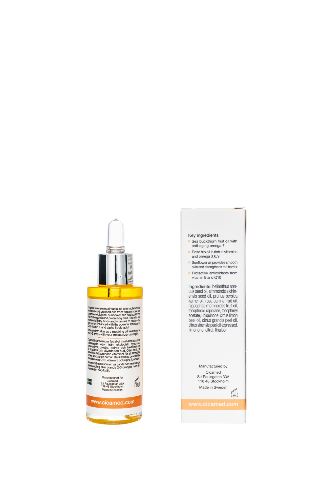 Cicamed Organic Science Intense Repair Facial Oil 30 ml