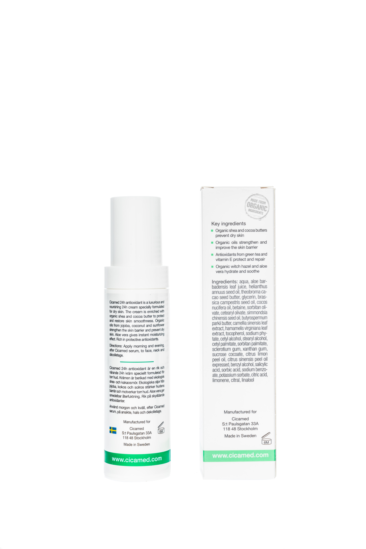Cicamed Organic Science 24H Antioxidant 50 ml