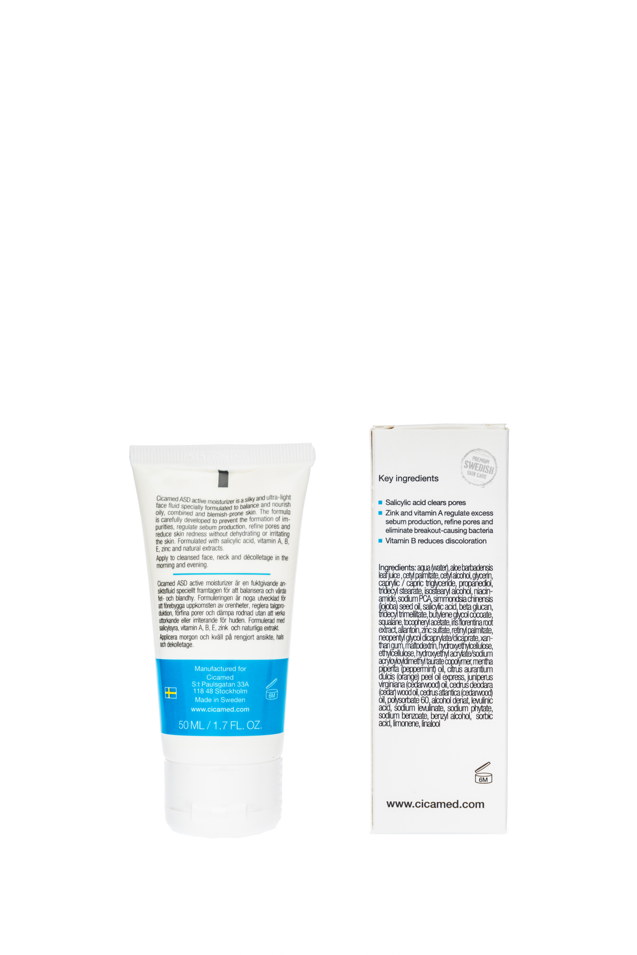 Cicamed Medical Science ASD Active Moisturizer 50 ml