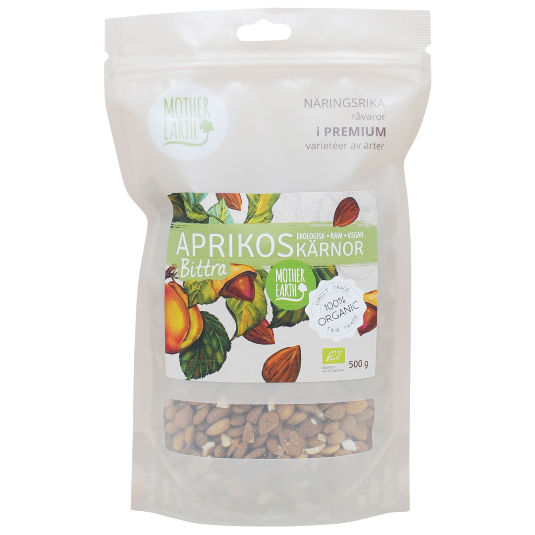 Mother Earth Aprikoskärnor Bittra EKO 500g