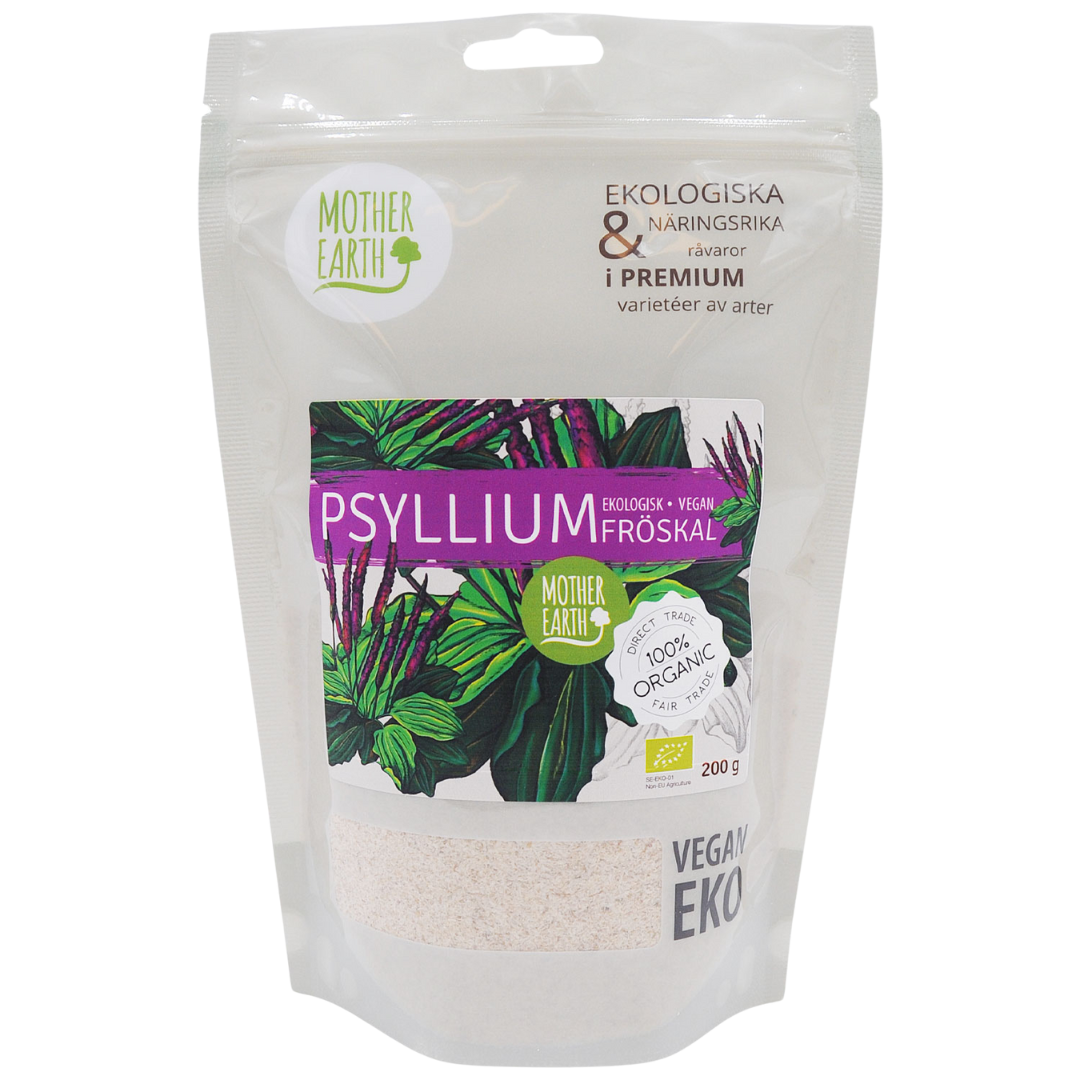 Mother Earth Psylliumfröskal Premium EKO 200g