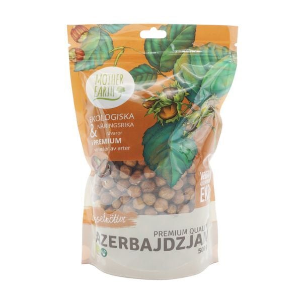 Mother Earth Hasselnötter Premium EKO 500g