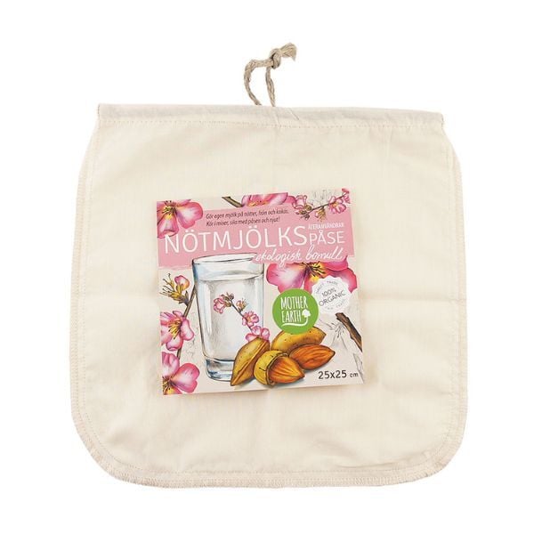 Mother Earth Nötmjölkspåse Ekologisk Bomull 1 st
