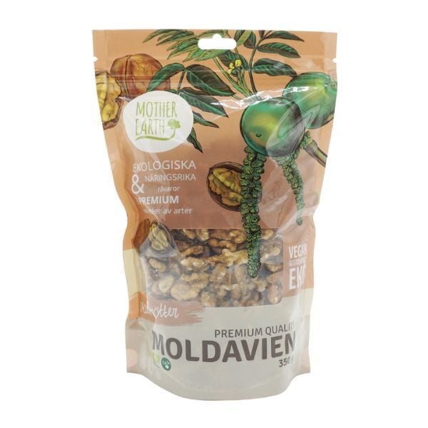 Mother Earth Valnötter Premium RAW & EKO 350g