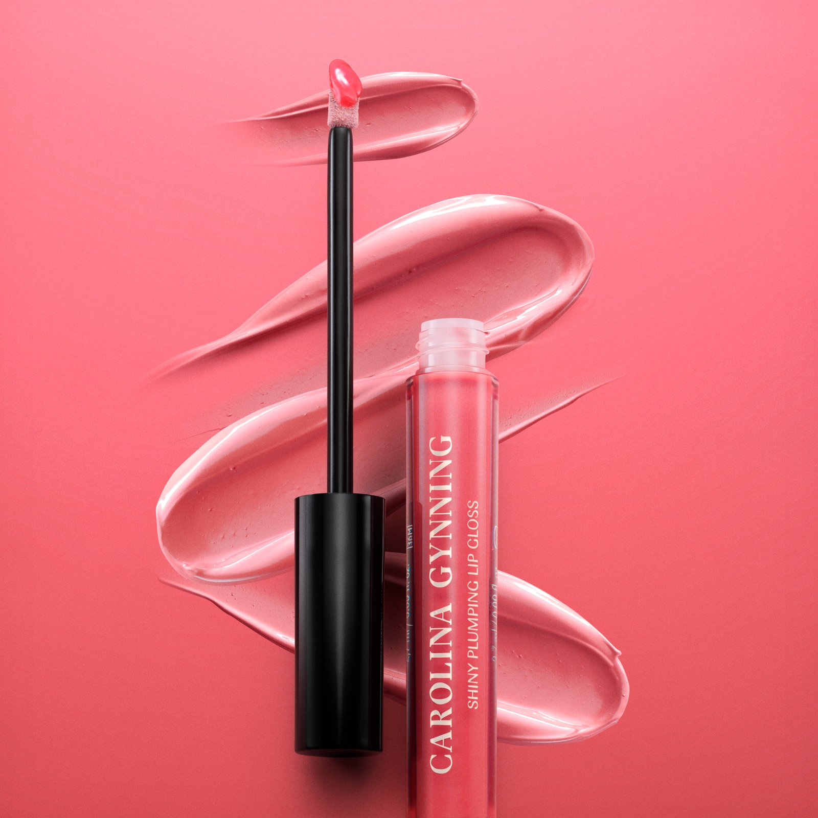 Gynning Beauty Shiny Plumping Lip Gloss Coral Carma