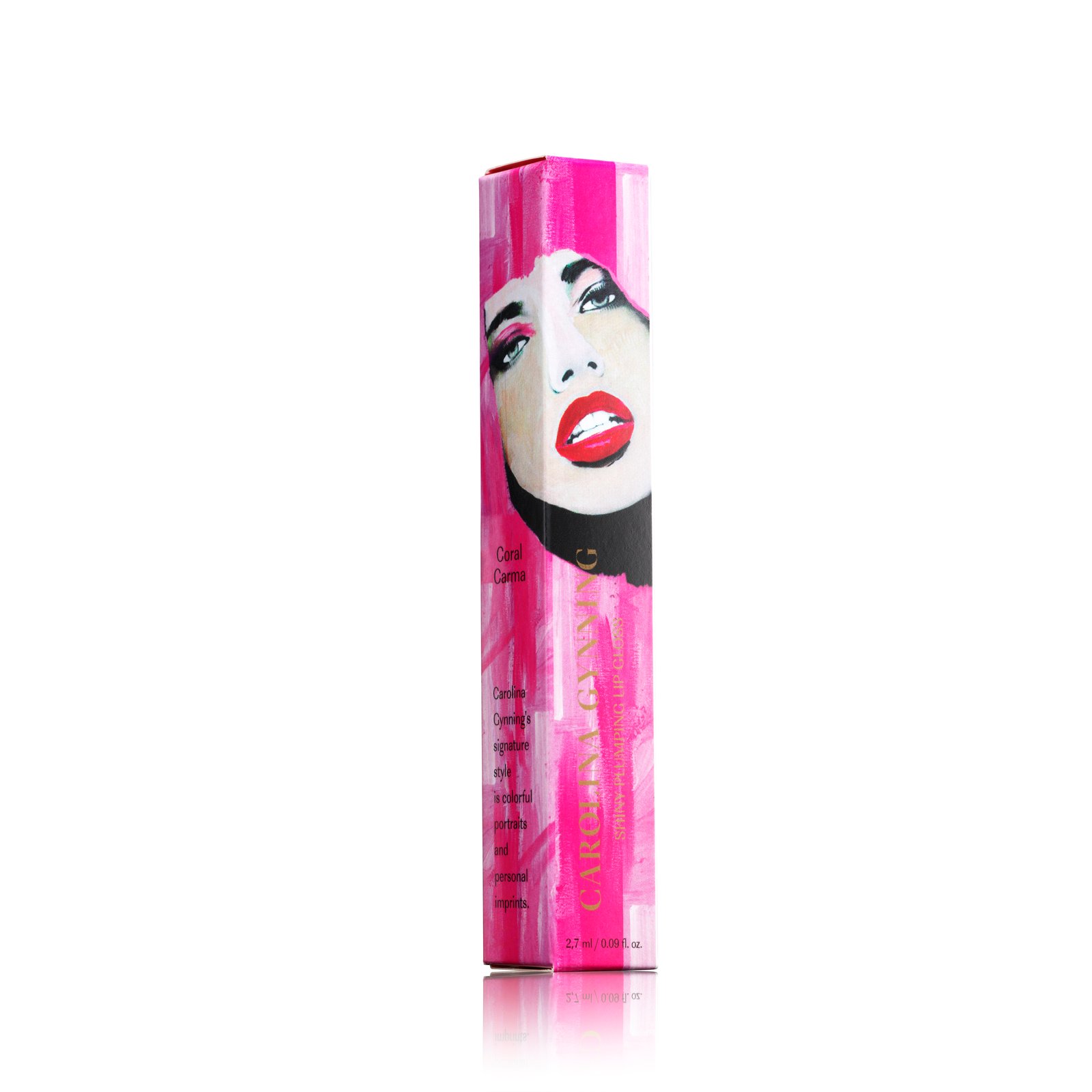 Gynning Beauty Shiny Plumping Lip Gloss Coral Carma
