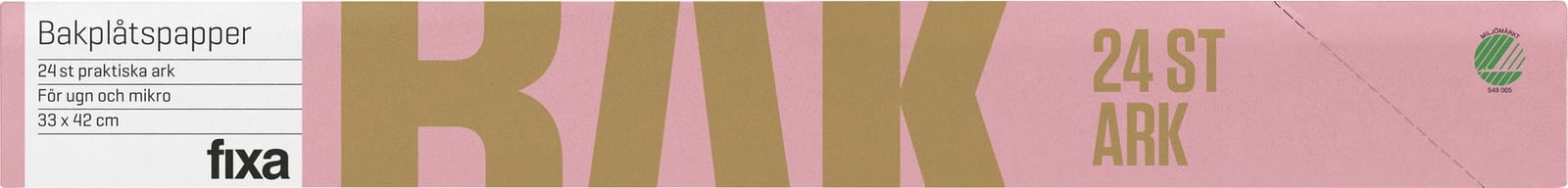 Fixa Bakplåtspapper 24 st