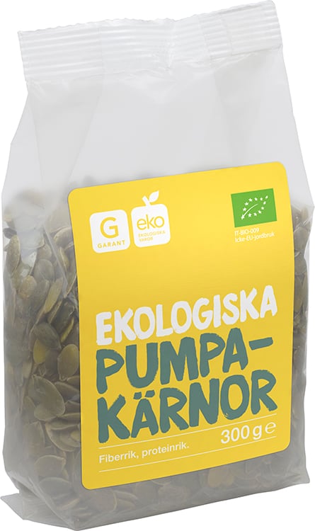 Garant Ekologiska Pumpakärnor 300g