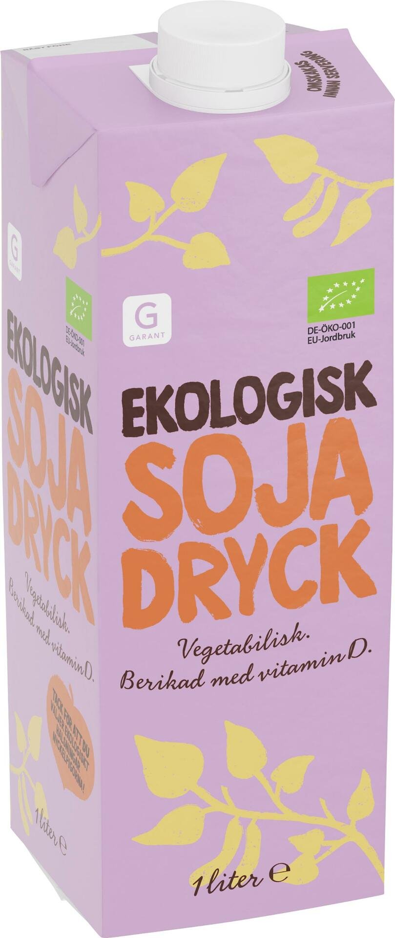 Garant Ekologisk Sojadryck 1000 ml