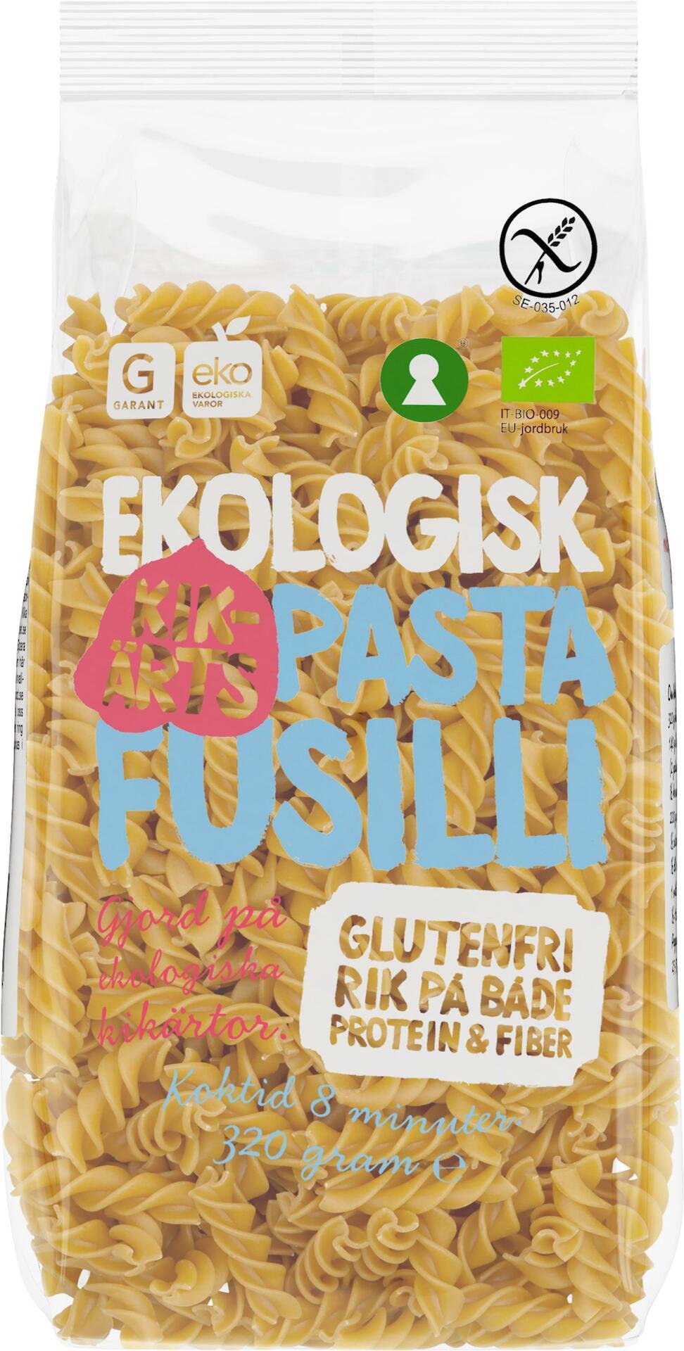 Garant Kikärtspasta 320g Ekologisk