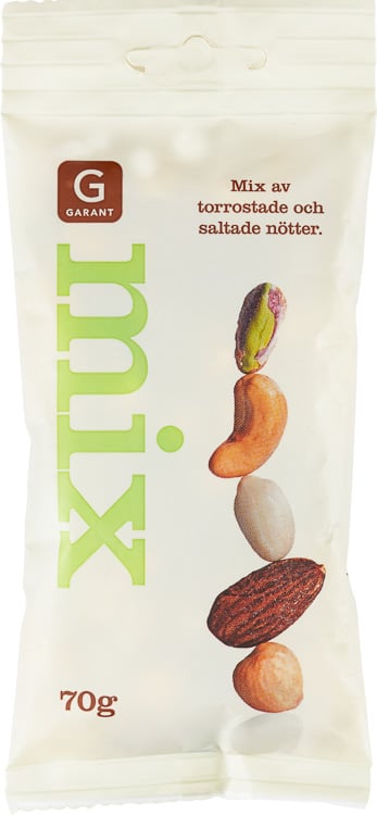Garant Nötmix rostade & saltade 70 g