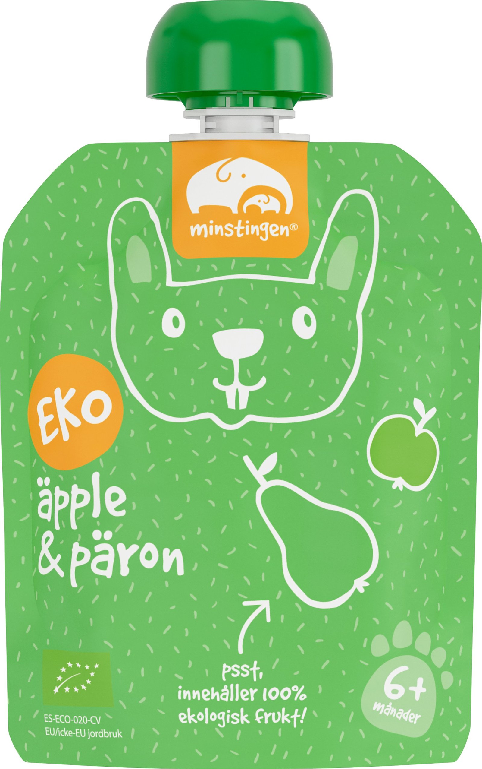 Minstingen Smoothie äpple/päron 90 g