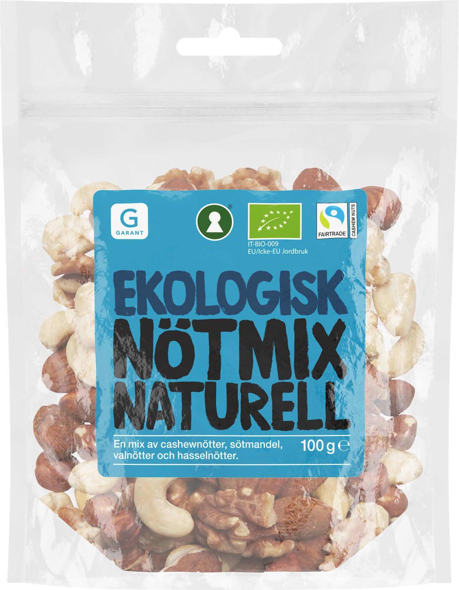 Garant Ekologisk Nötmix Naturell 100 g